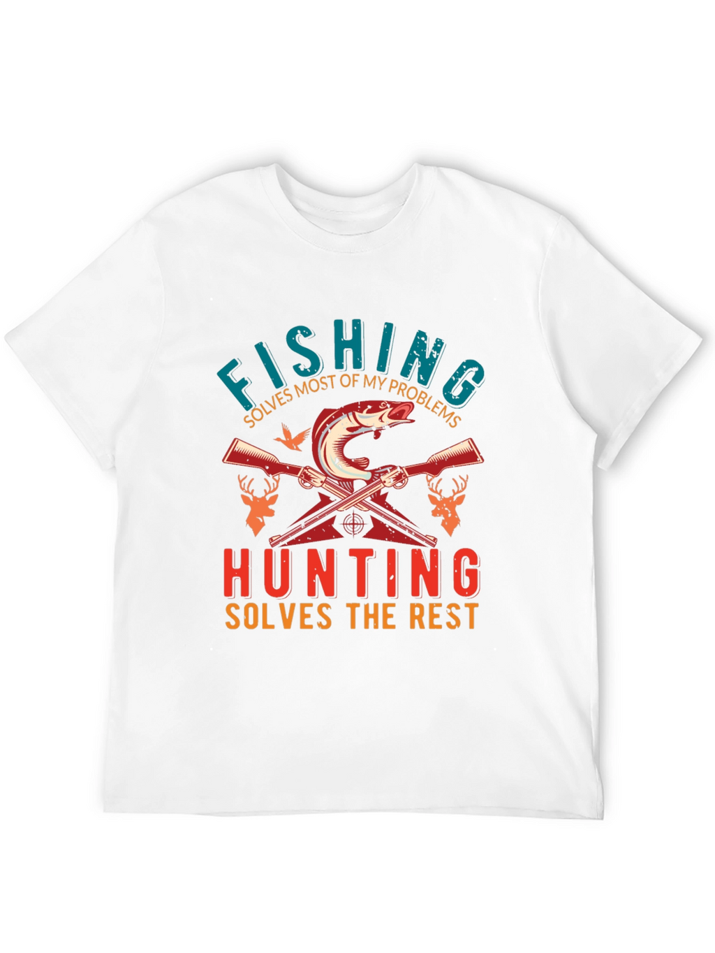 Fishing and Hunting Graphic Tee