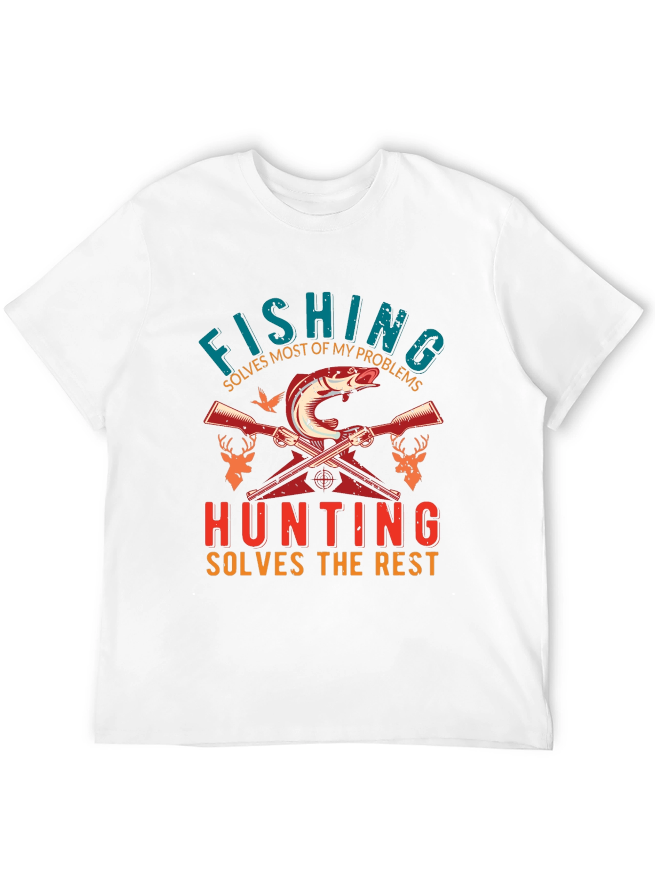 Fishing and Hunting Graphic Tee