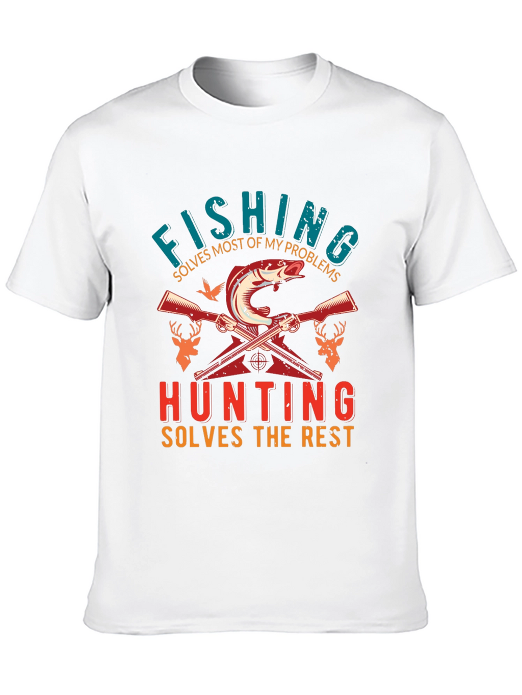 Fishing and Hunting Graphic Tee