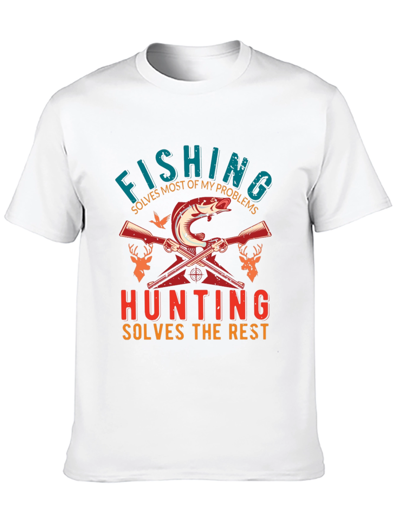 Fishing and Hunting Graphic Tee