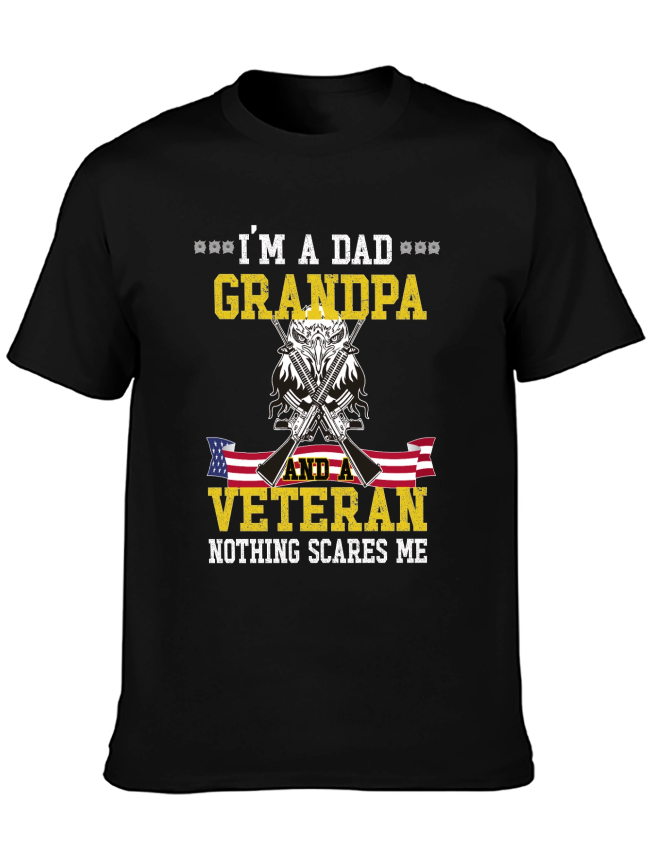 Im a Dad Grandpa Veteran T-Shirt