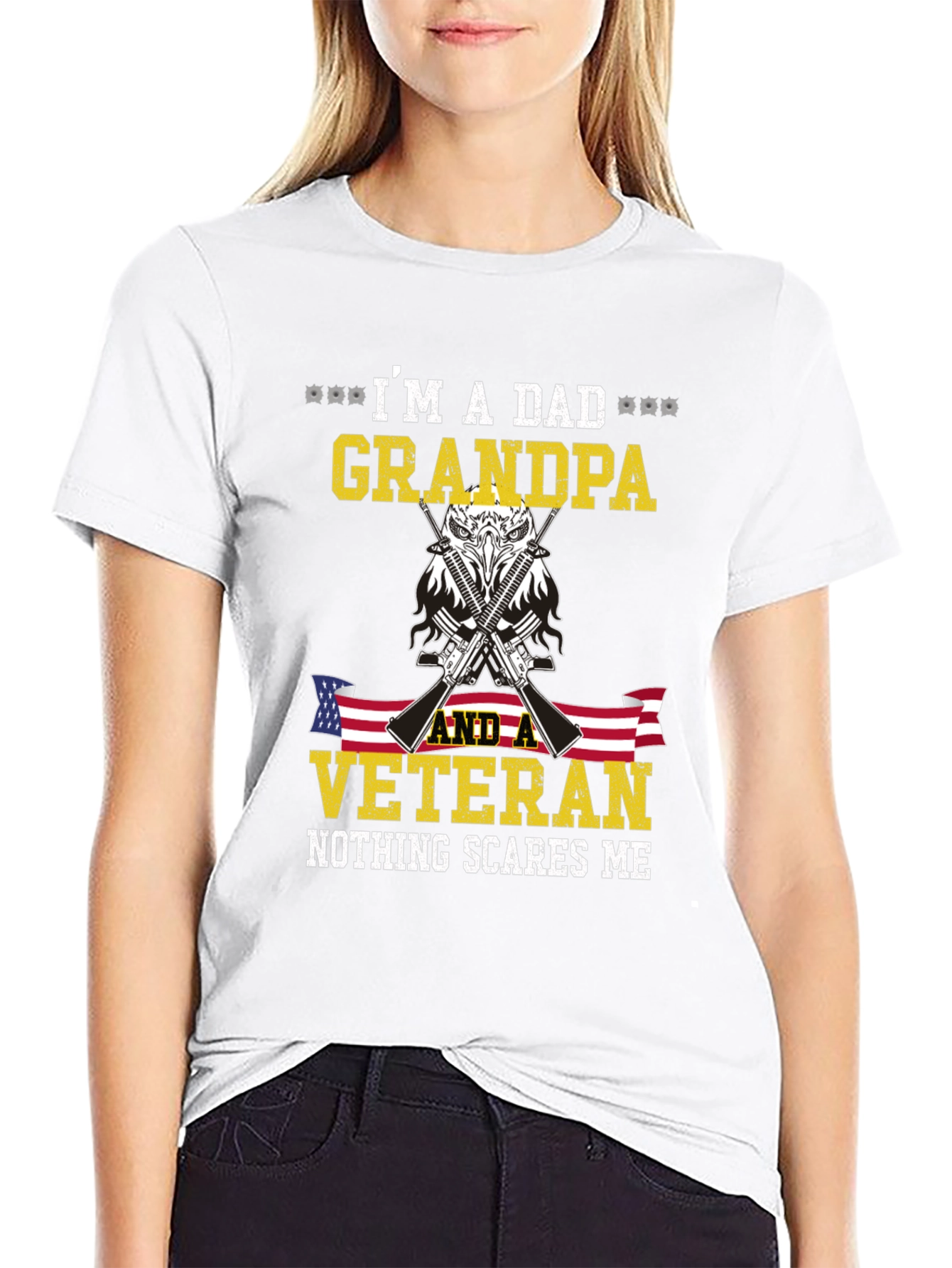 Im a Dad Grandpa Veteran T-Shirt