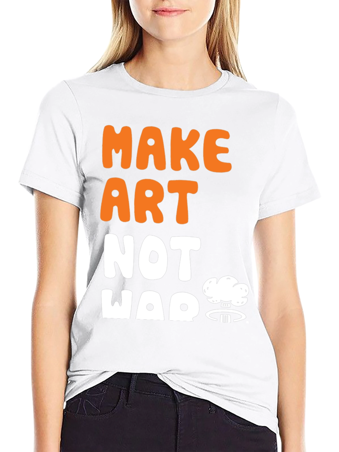 Make Art Not War Graphic T-Shirt