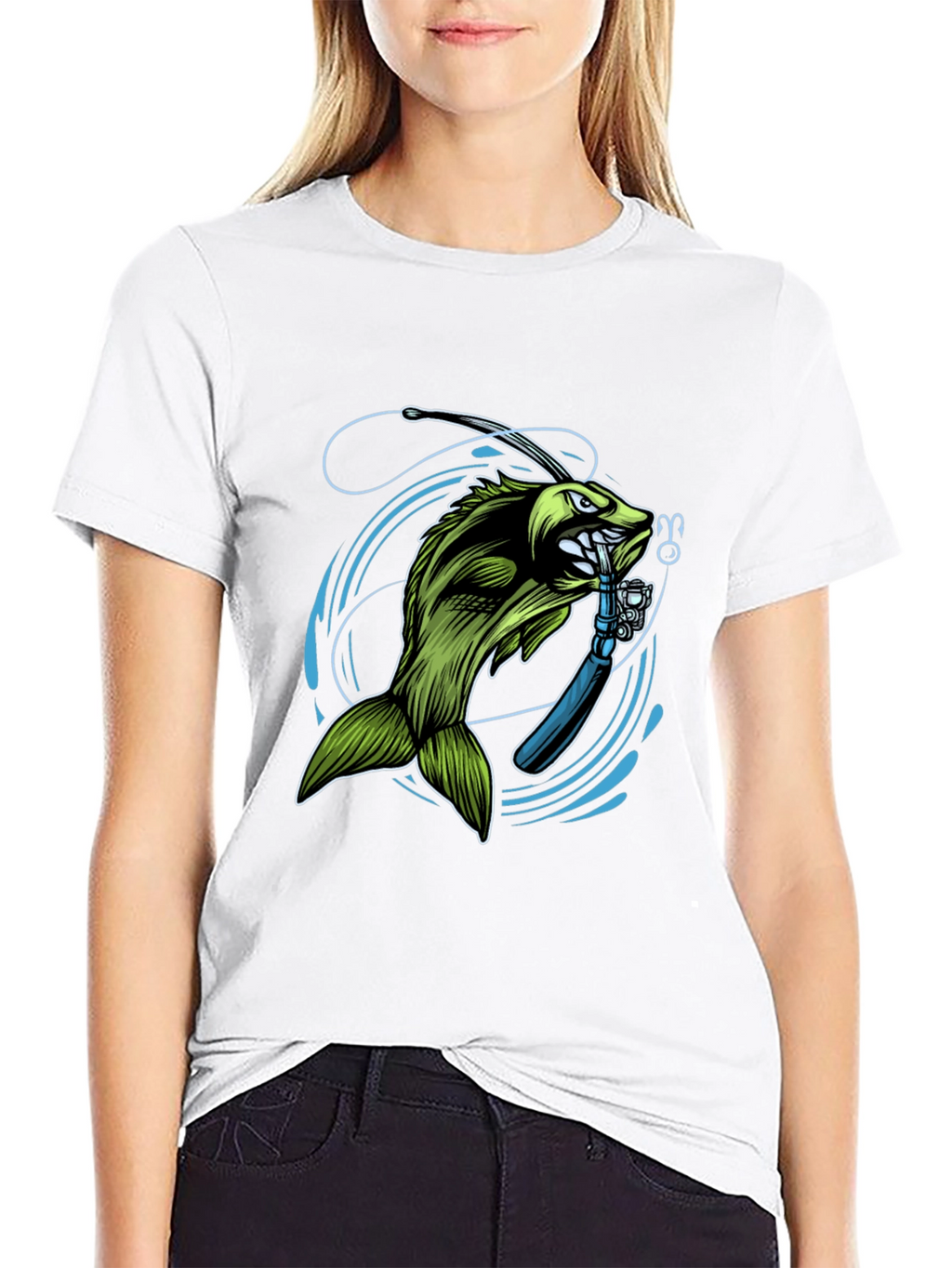 Bass Fishing T-Shirt - Graphic Tee for Anglers