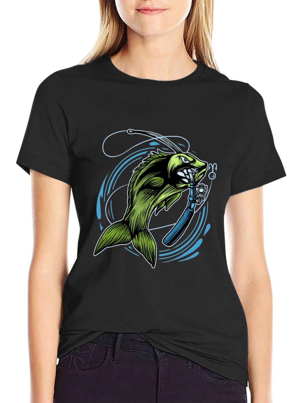 Bass Fishing T-Shirt - Graphic Tee for Anglers