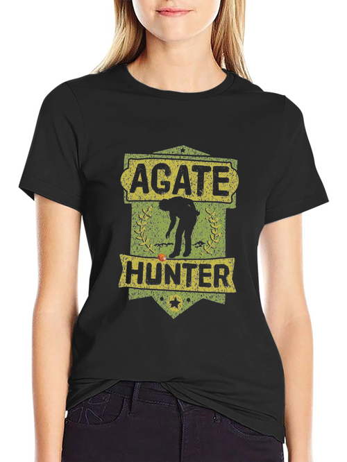 Agate Hunter Graphic Tee - Rockhound Shirt