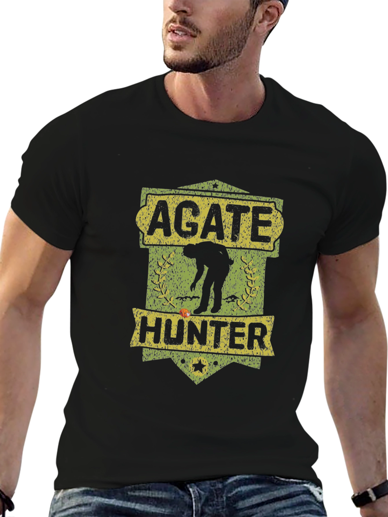 Agate Hunter Graphic Tee - Rockhound Shirt