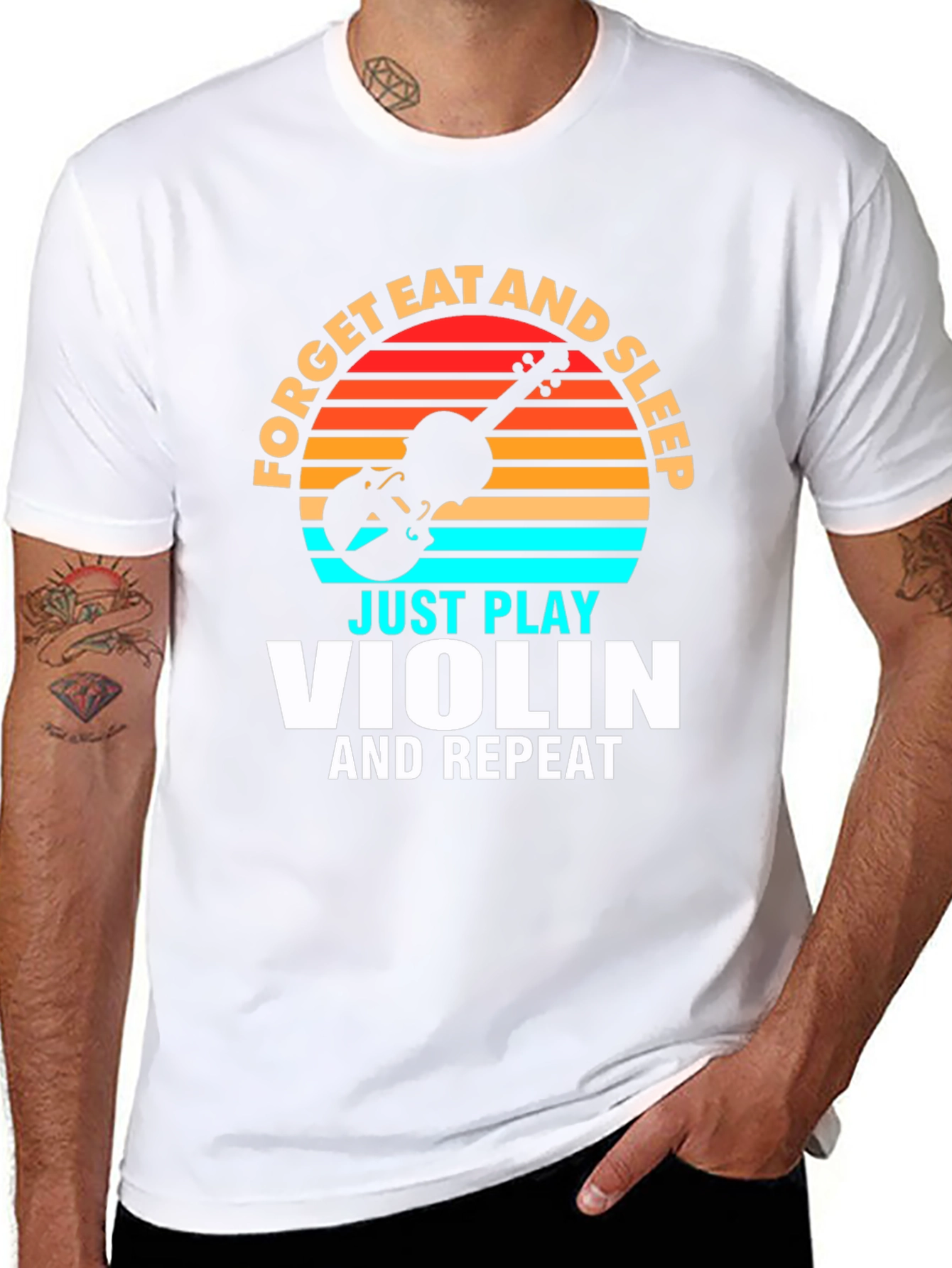 Forget Eat and Sleep Just Play Violin T-Shirt