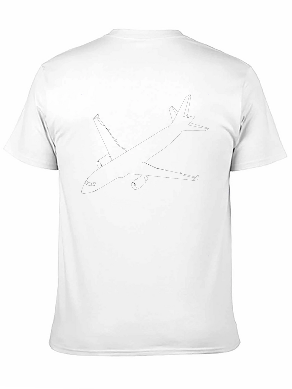 Black Airplane Graphic Tee - Unisex