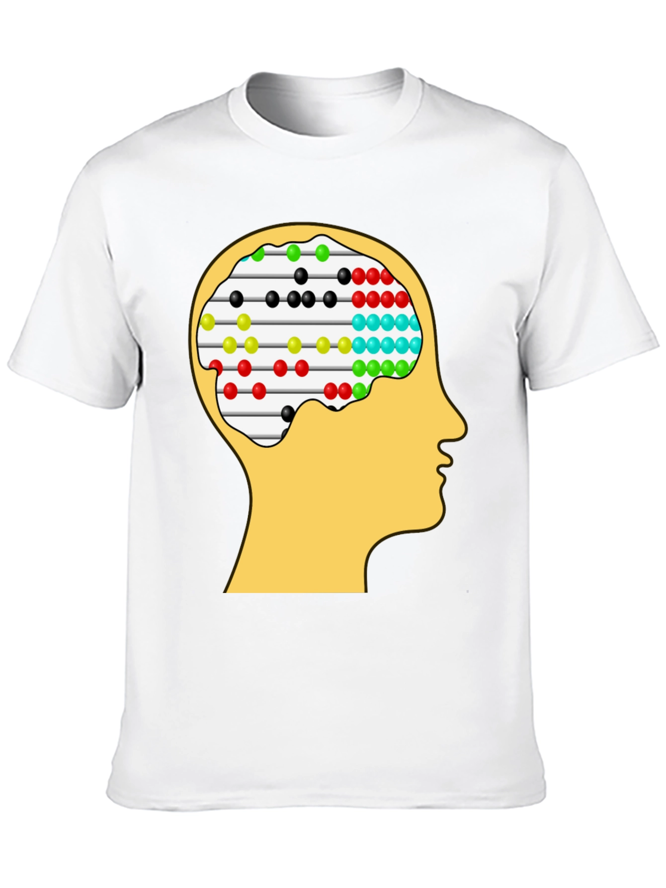 Abacus Brain Tee - Unique Thinking Design