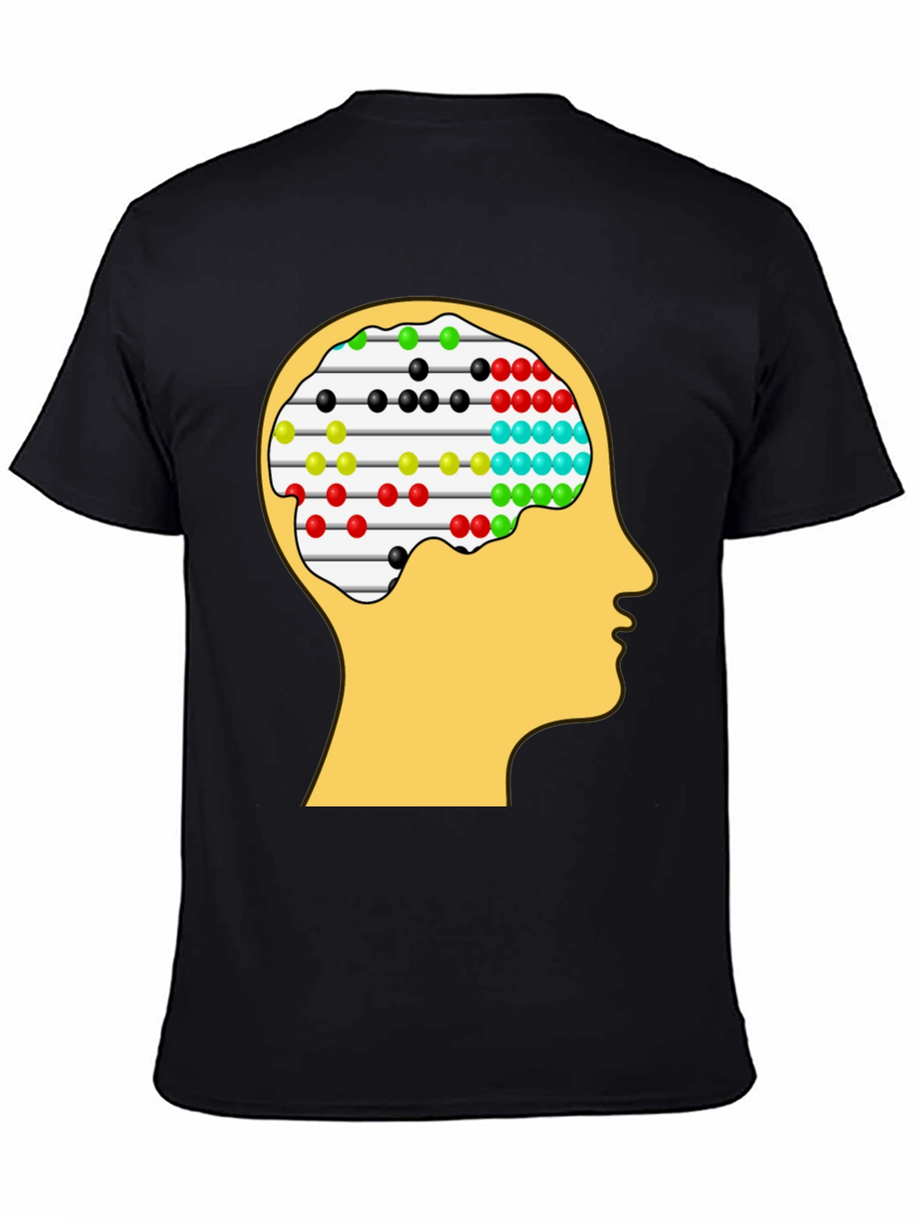 Abacus Brain Tee - Unique Thinking Design