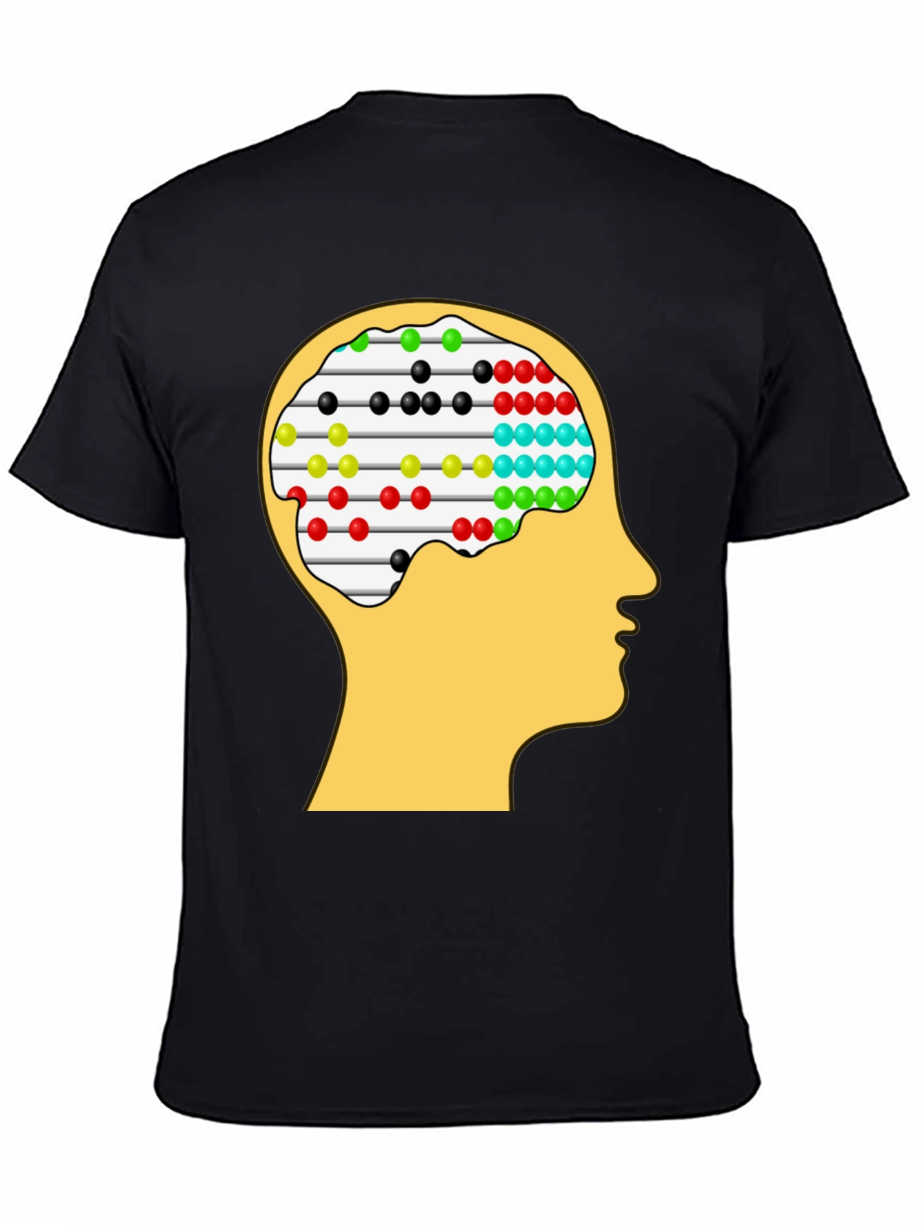 Abacus Brain Tee - Unique Thinking Design