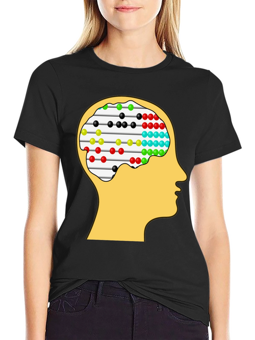 Abacus Brain Tee - Unique Thinking Design