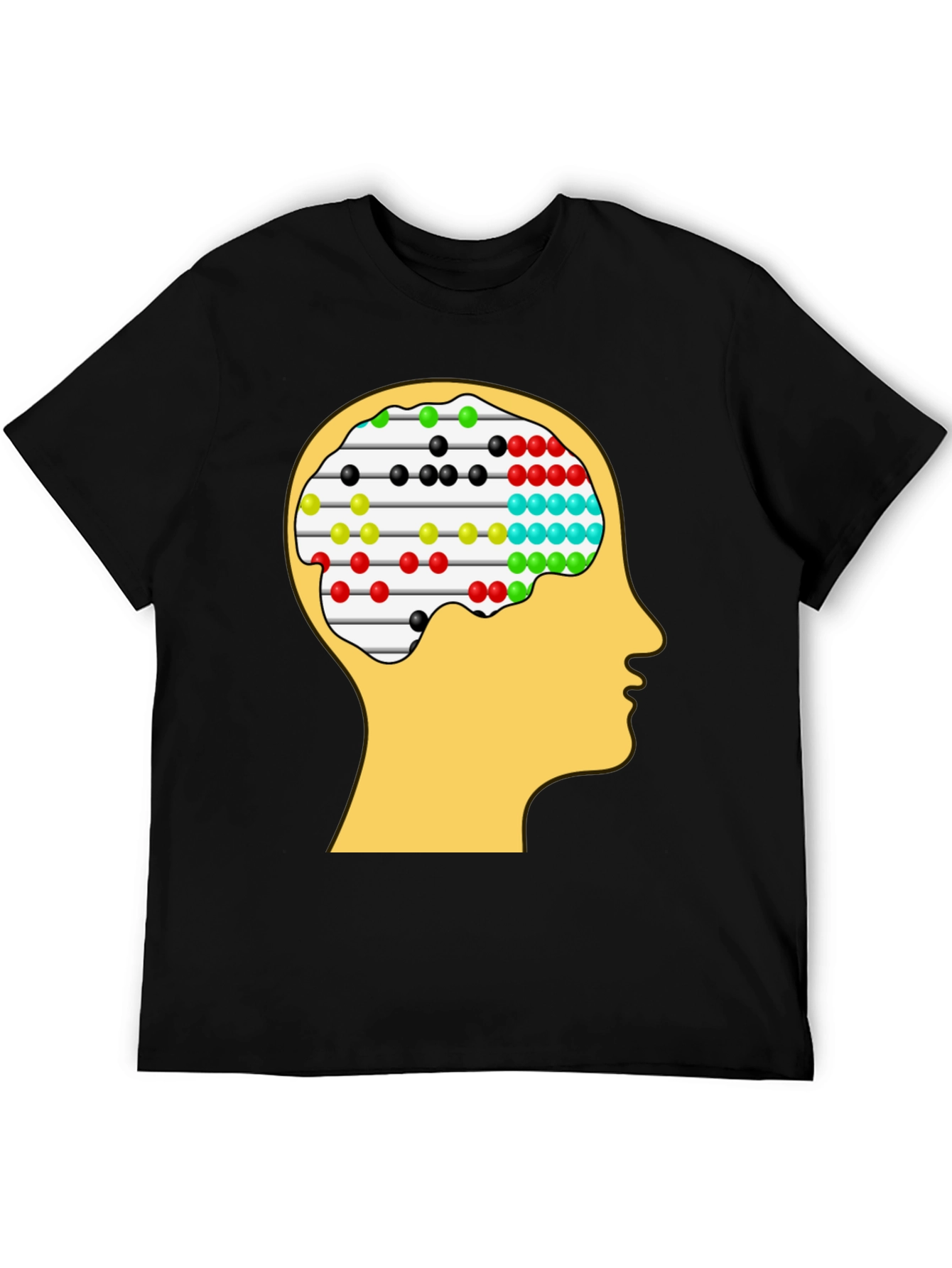 Abacus Brain Tee - Unique Thinking Design