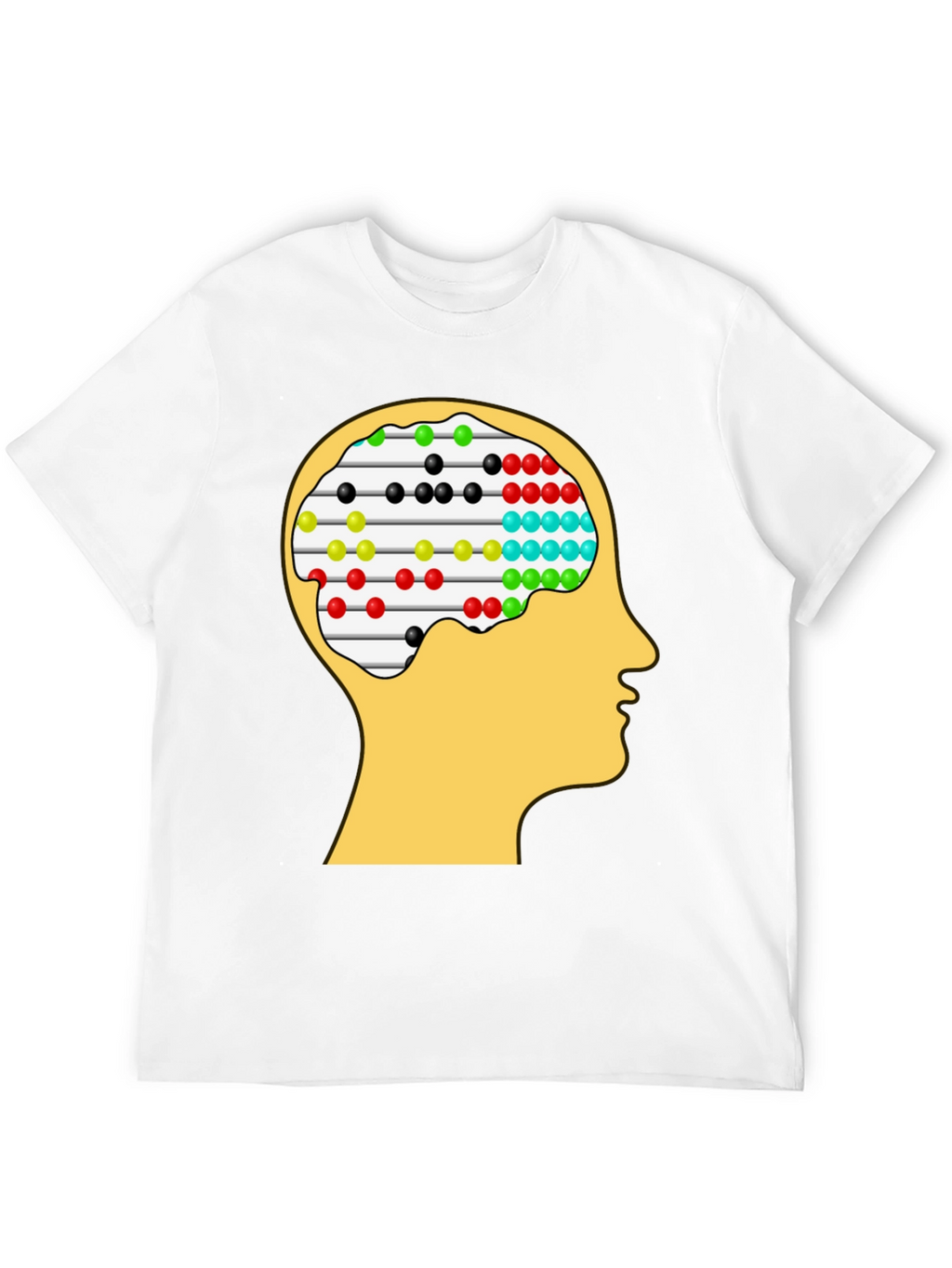 Abacus Brain Tee - Unique Thinking Design