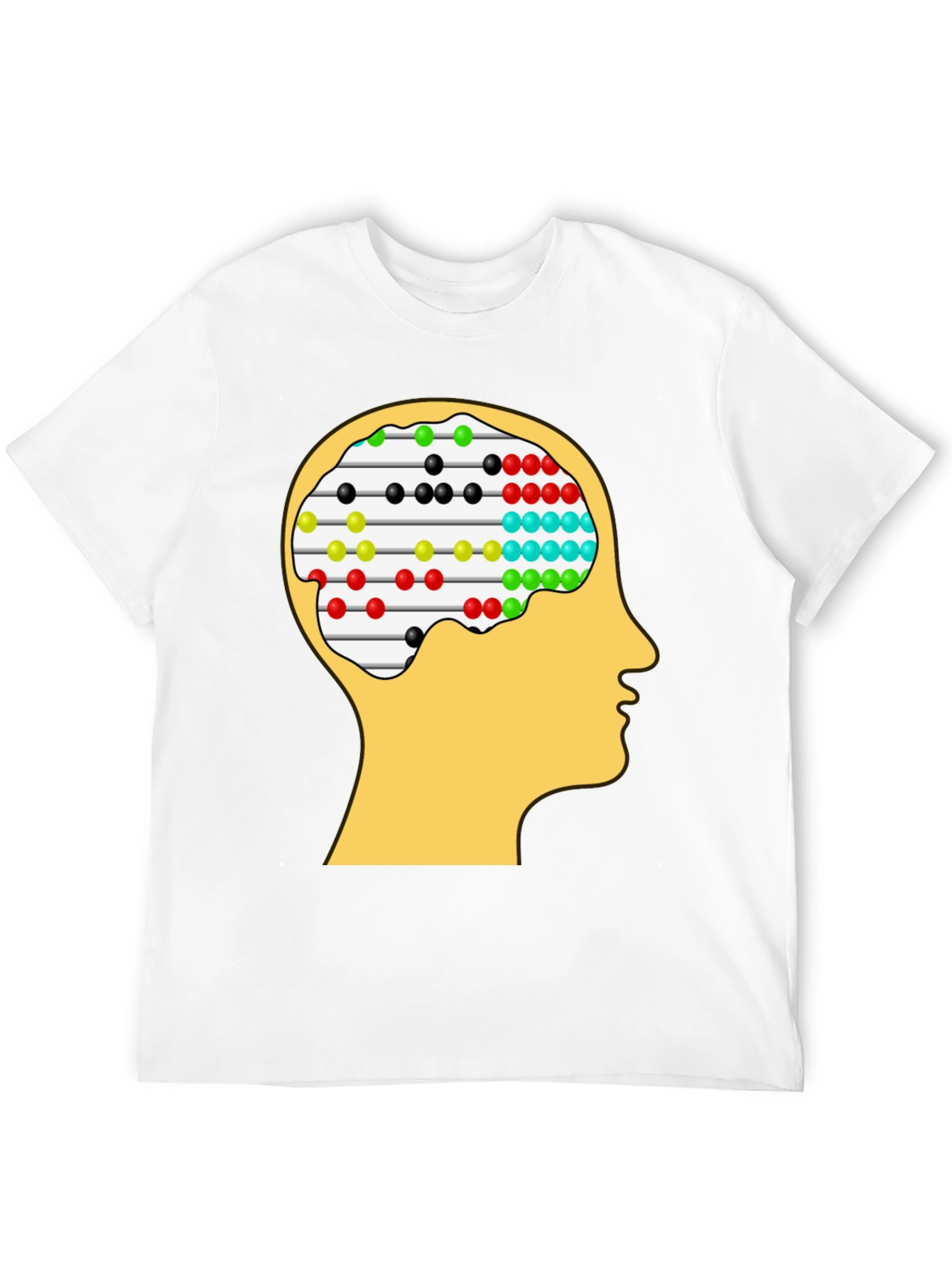 Abacus Brain Tee - Unique Thinking Design