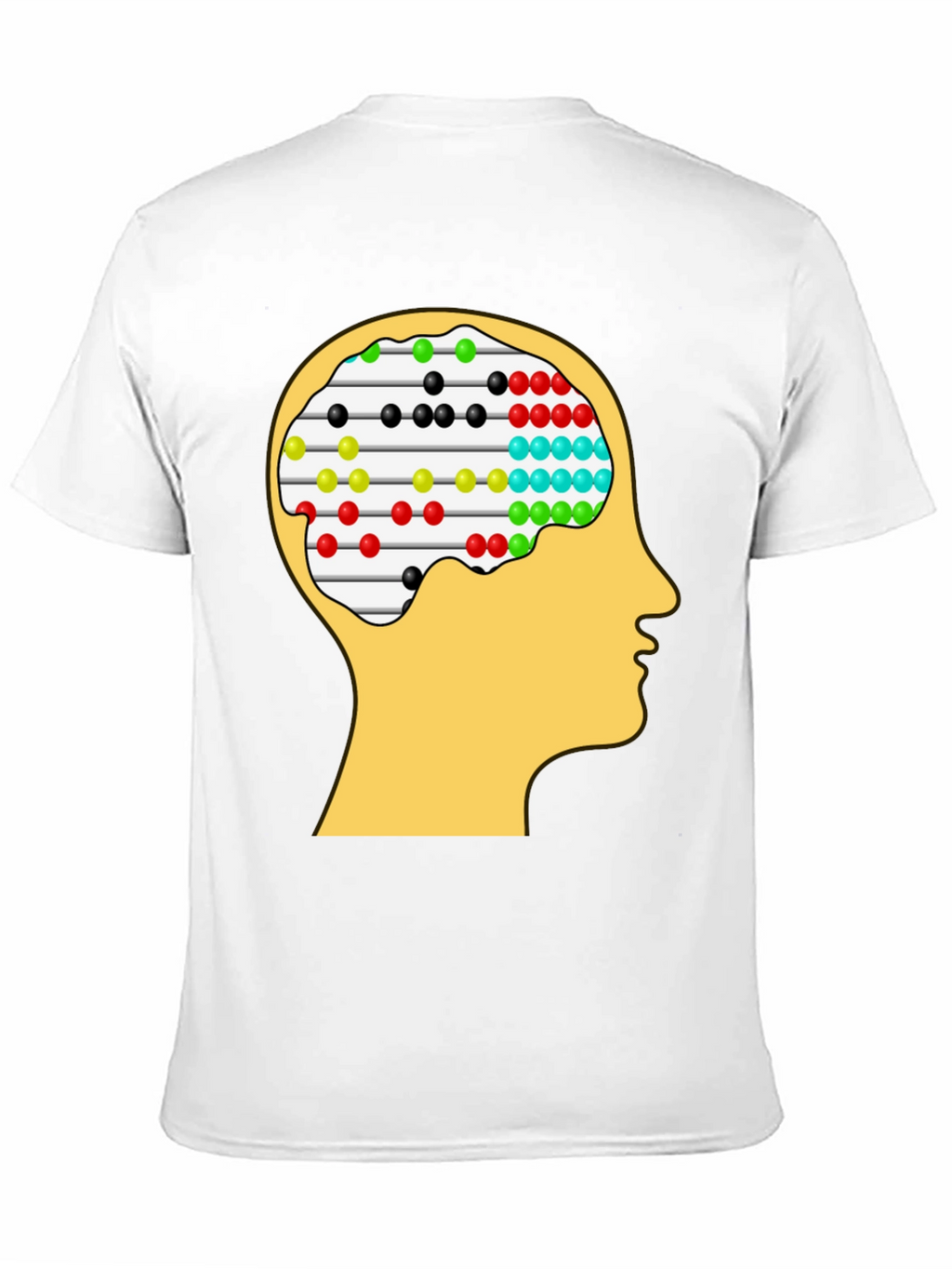 Abacus Brain Tee - Unique Thinking Design