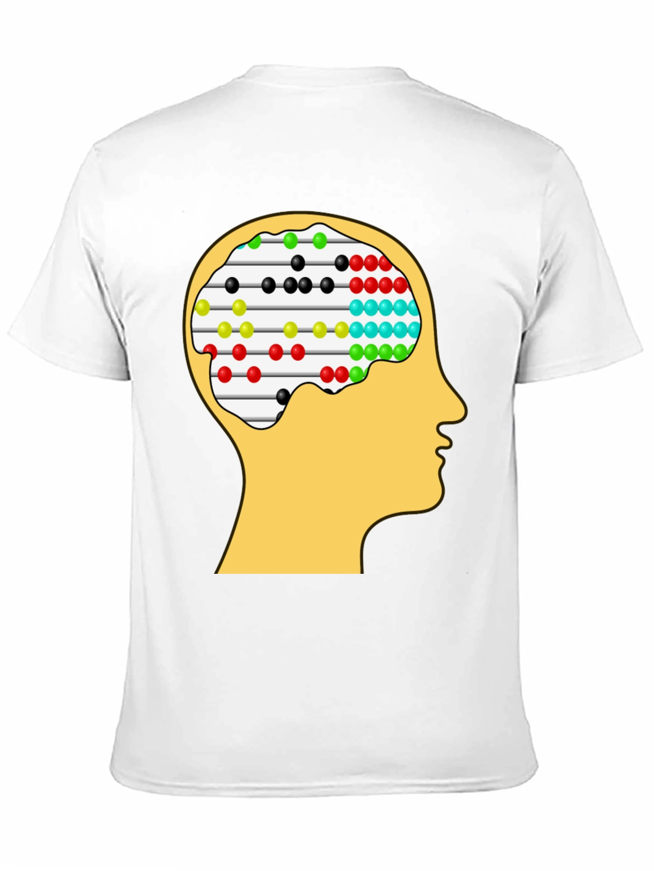 Abacus Brain Tee - Unique Thinking Design