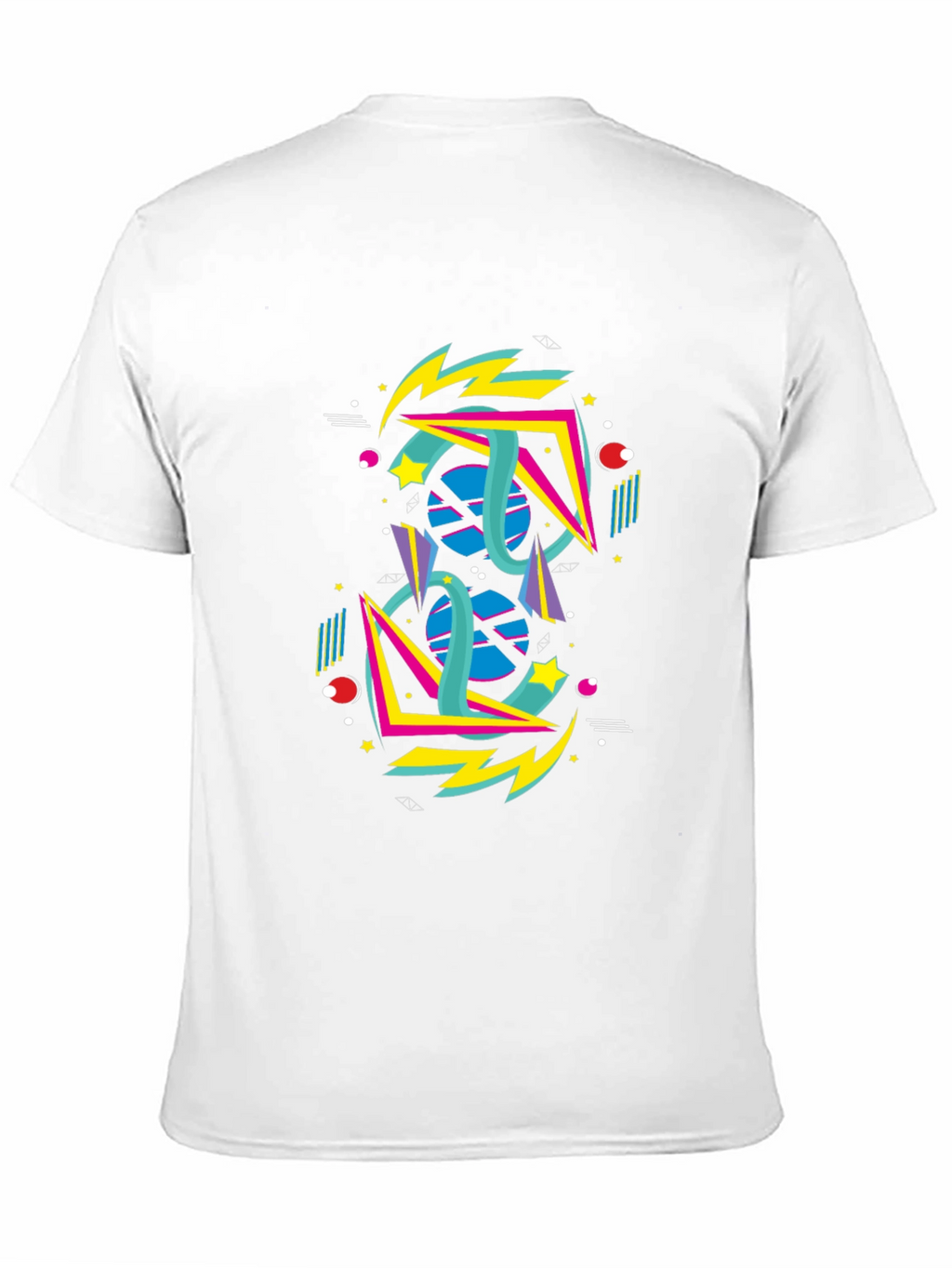 Retro 80s Geometric Graphic T-Shirt