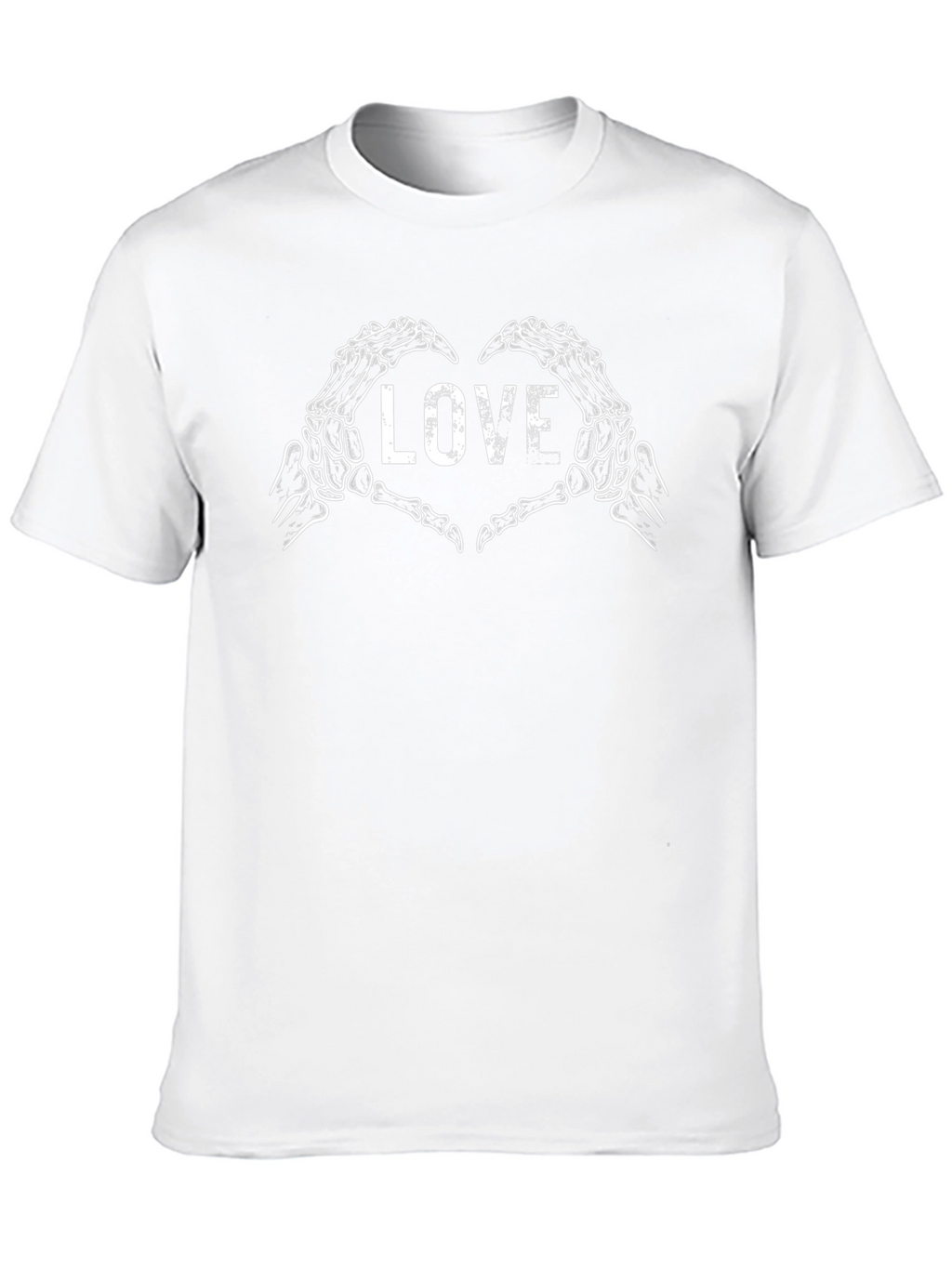 Skeleton Hands Love Graphic T-Shirt