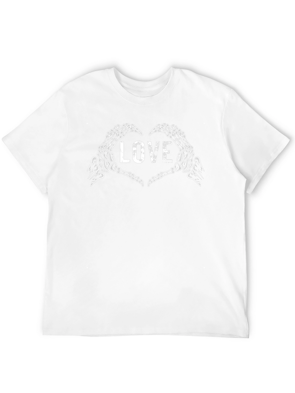 Skeleton Hands Love Graphic T-Shirt