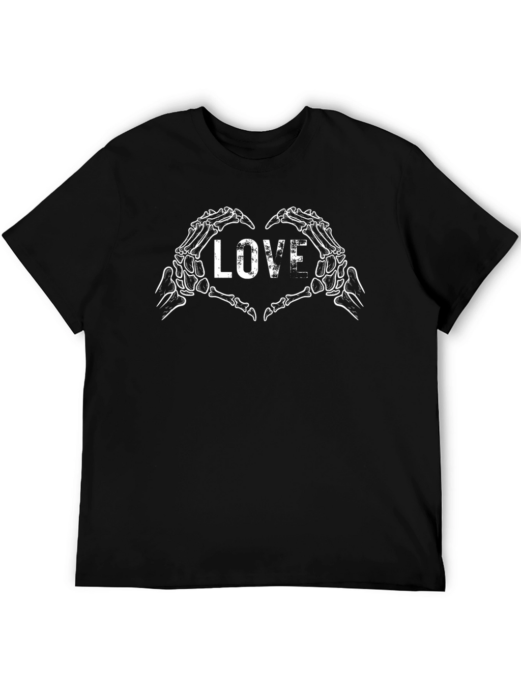 Skeleton Hands Love Graphic T-Shirt