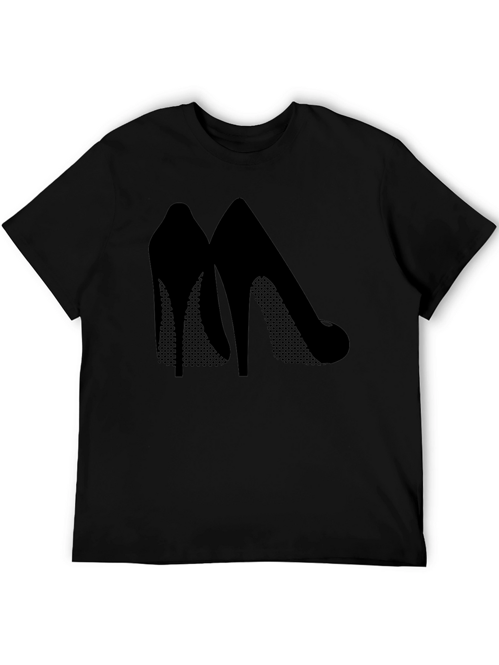 Stylish High Heel Silhouette Tee