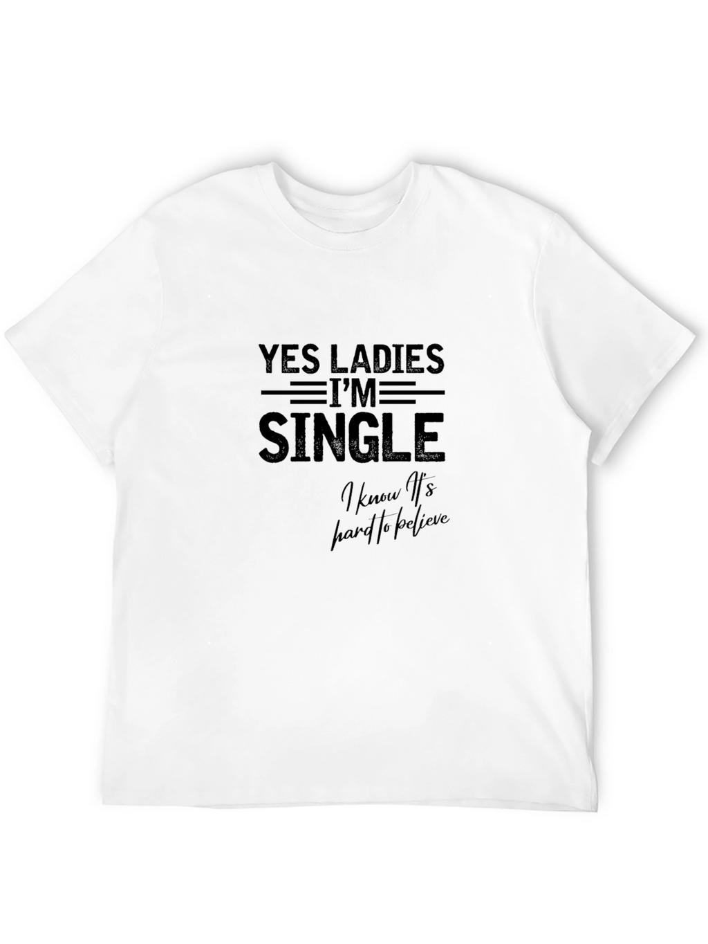 Funny Mens Single Graphic T-Shirt