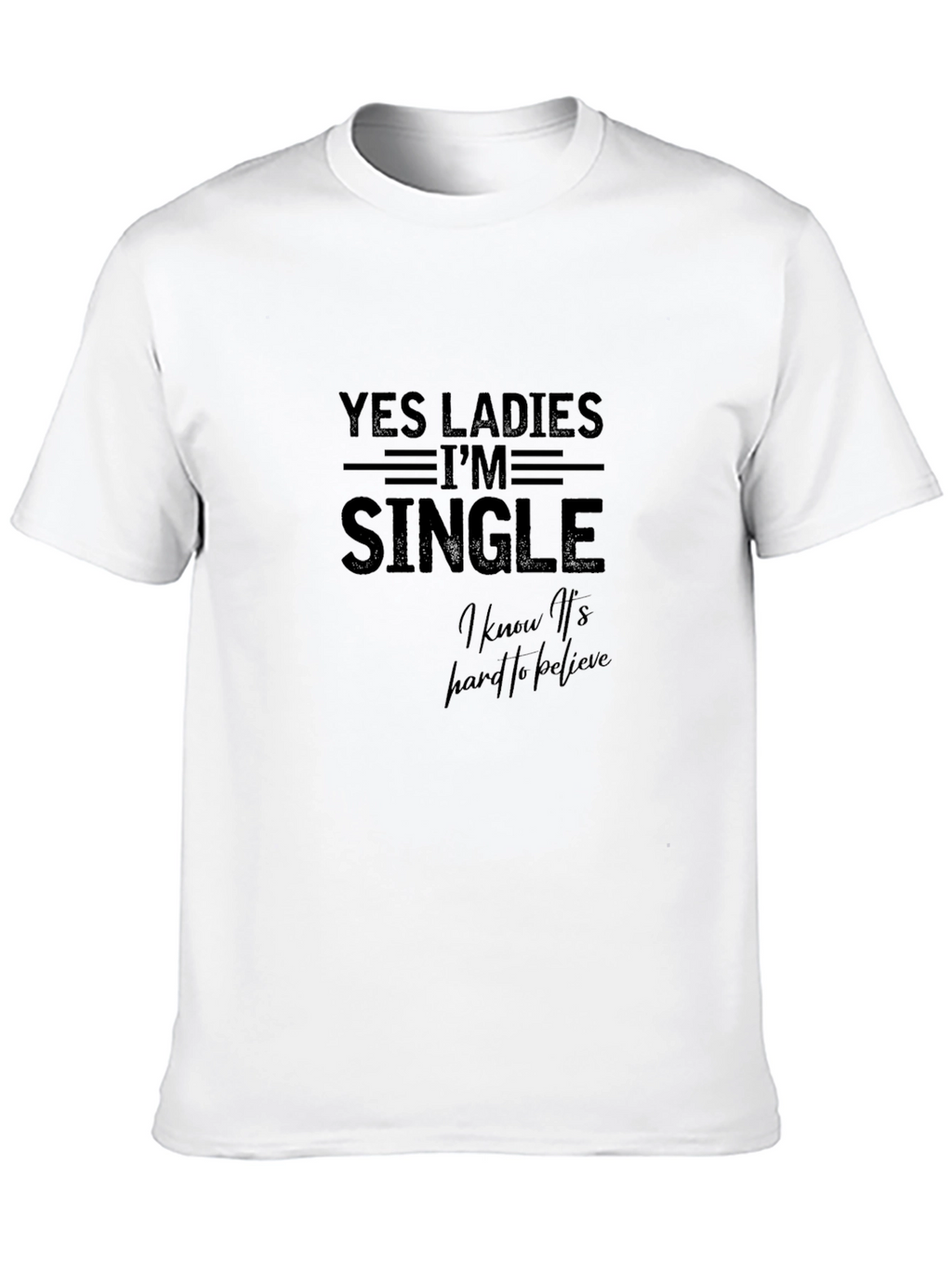 Funny Mens Single Graphic T-Shirt