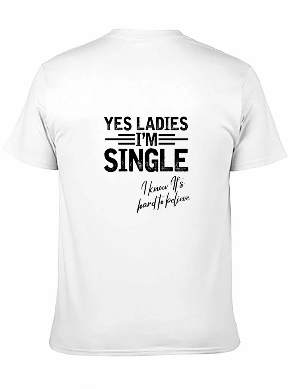 Funny Mens Single Graphic T-Shirt