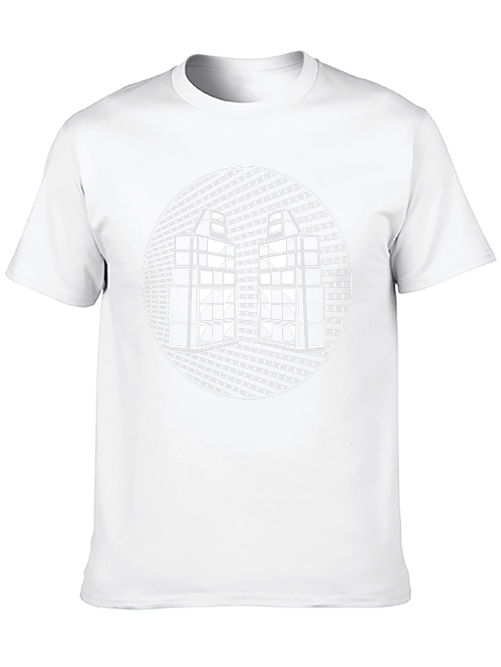 Abstract Speaker Graphic Tee - Black