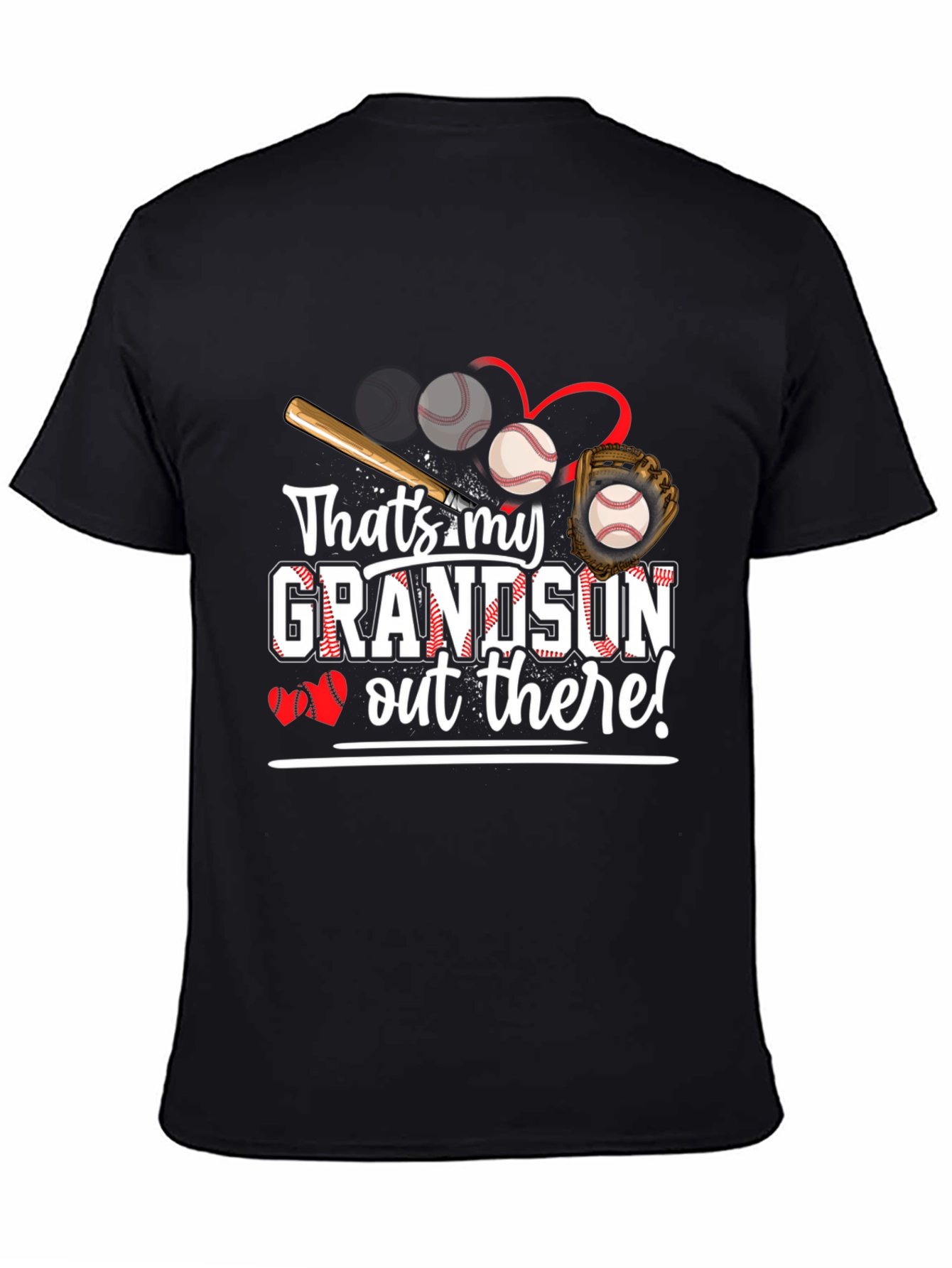 Grandson Baseball T-Shirt - Proud Grandparent Tee