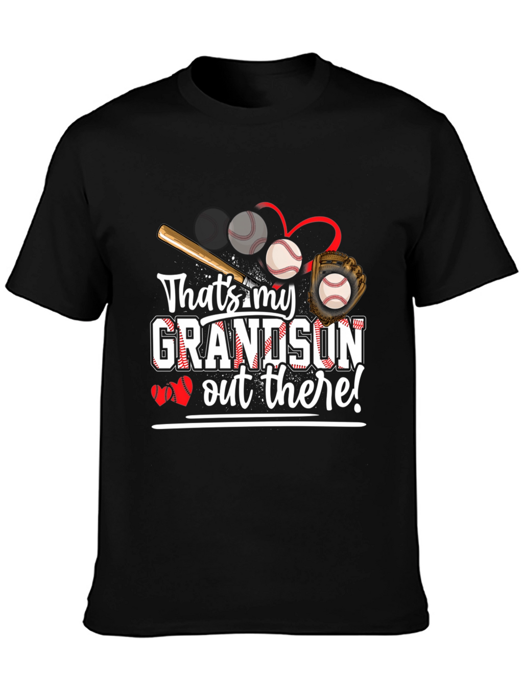 Grandson Baseball T-Shirt - Proud Grandparent Tee