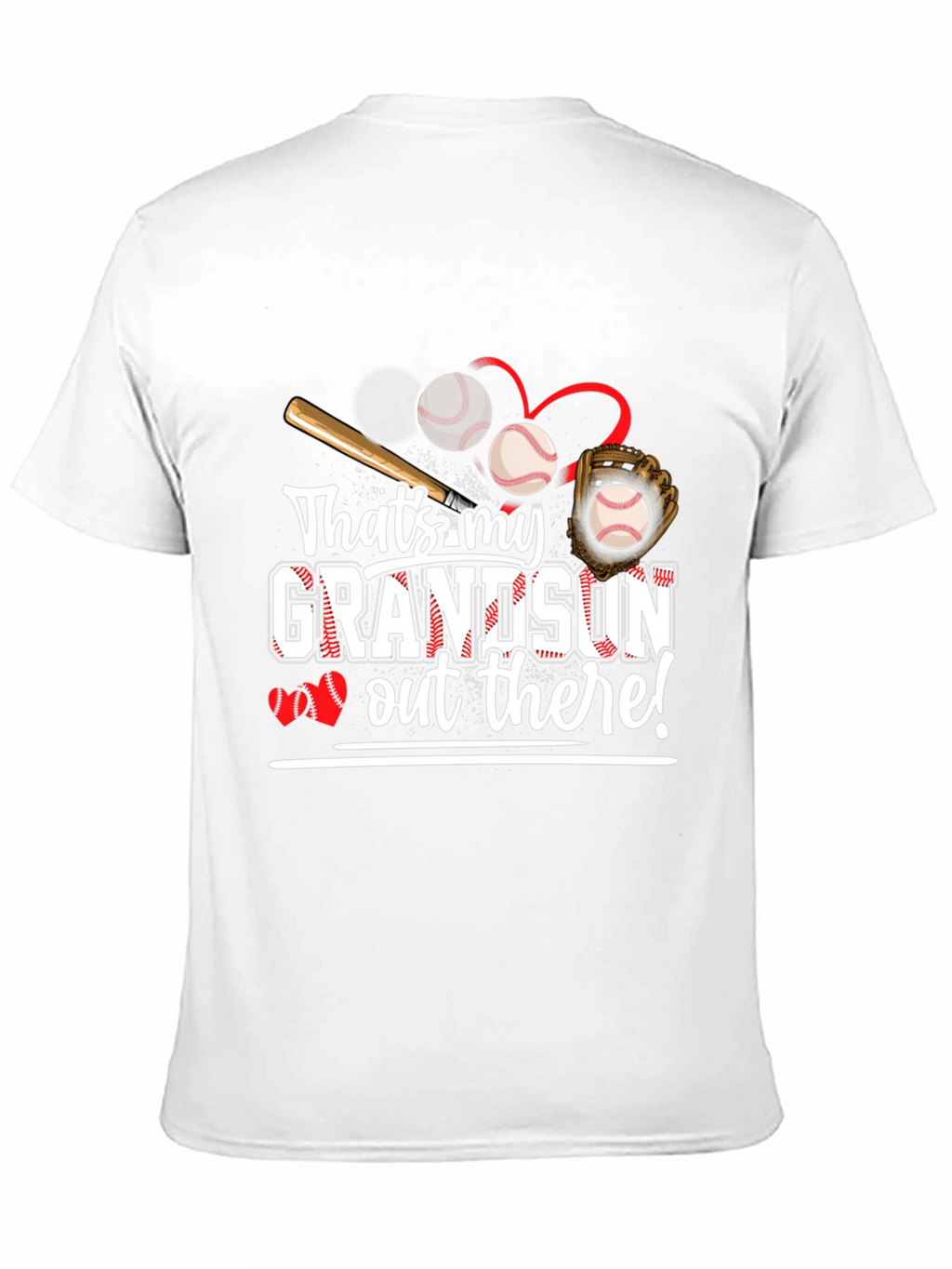 Grandson Baseball T-Shirt - Proud Grandparent Tee