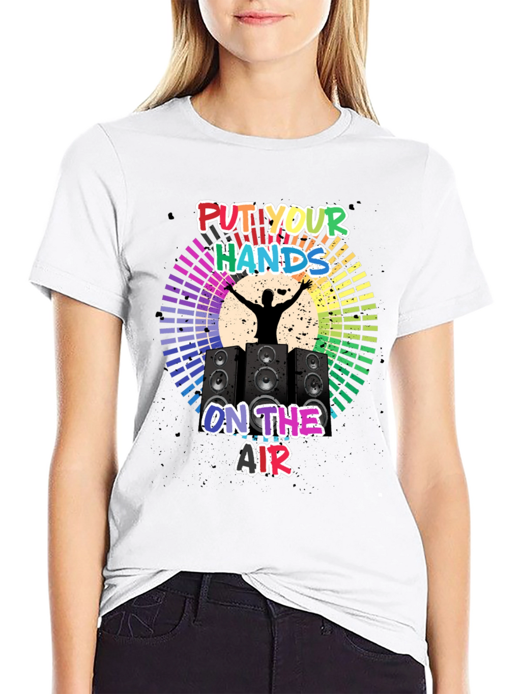 Put Your Hands On The Air Graphic Tee