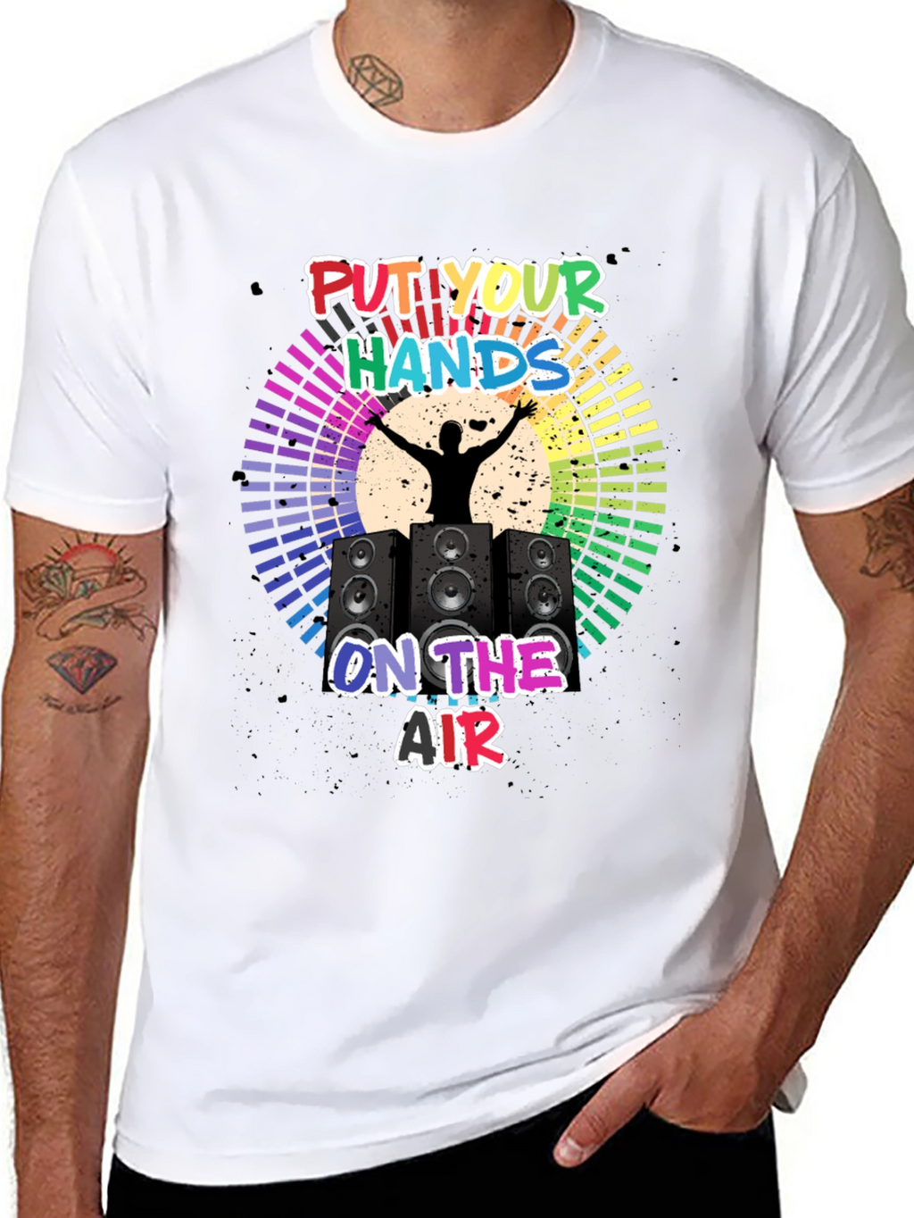 Put Your Hands On The Air Graphic Tee