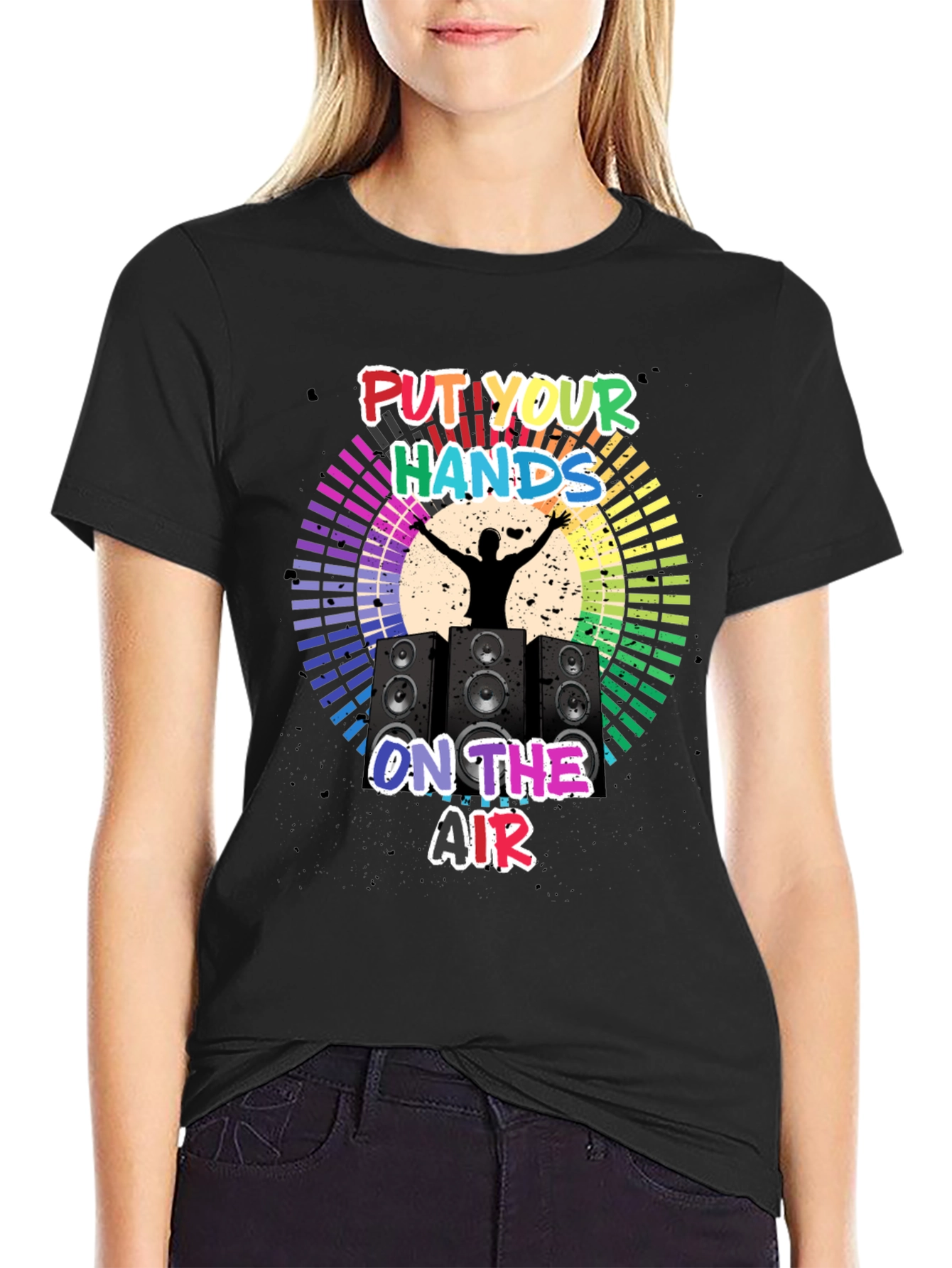 Put Your Hands On The Air Graphic Tee