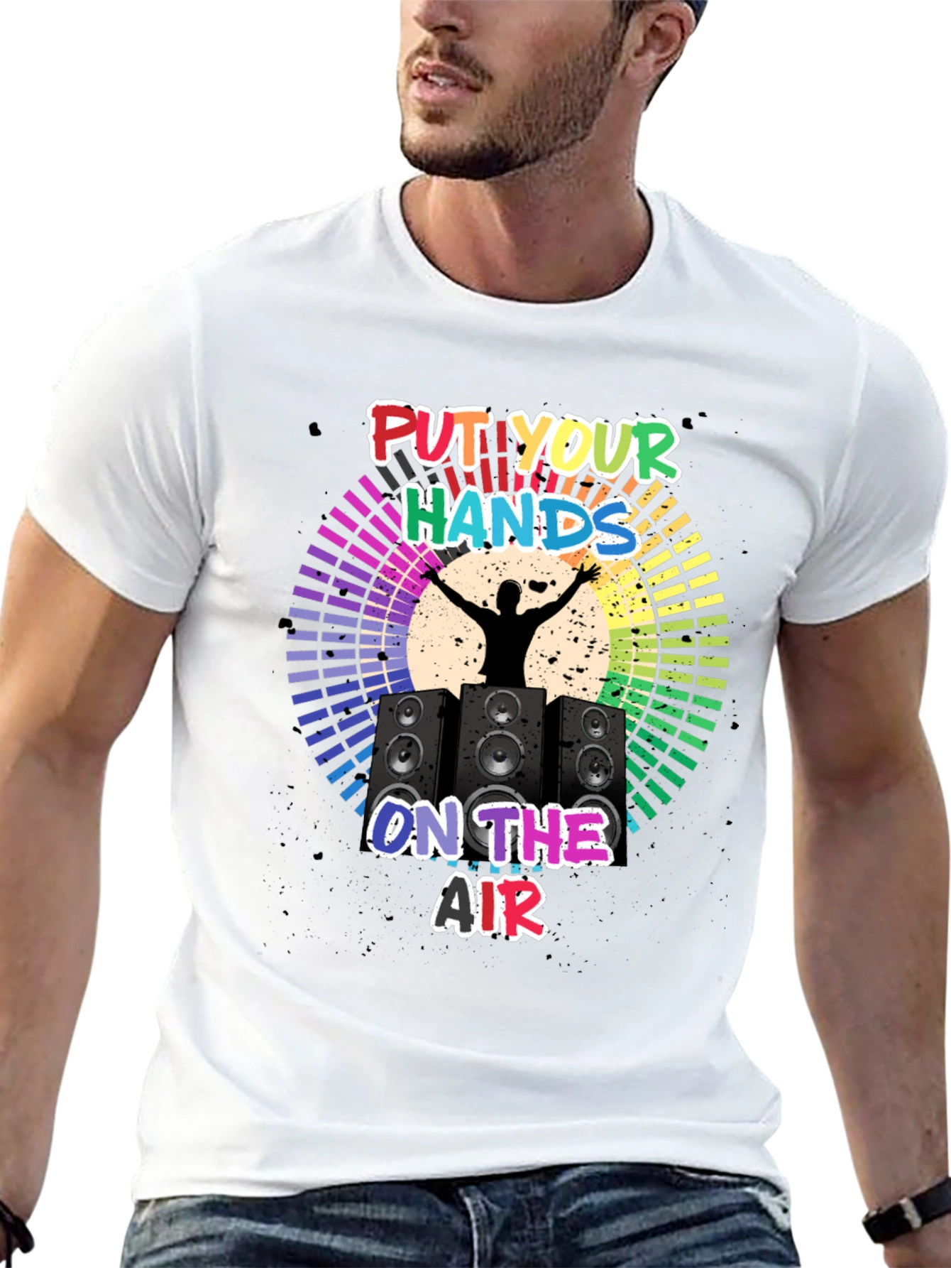 Put Your Hands On The Air Graphic Tee