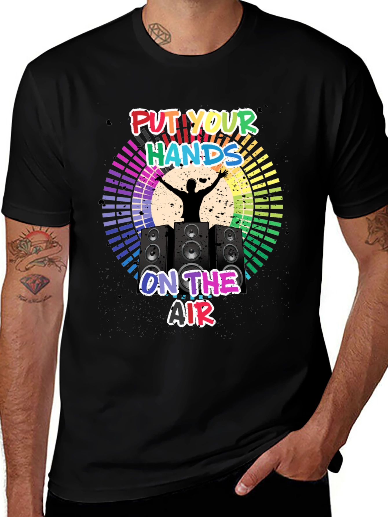 Put Your Hands On The Air Graphic Tee