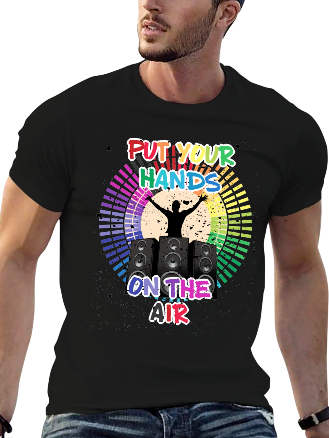 Put Your Hands On The Air Graphic Tee
