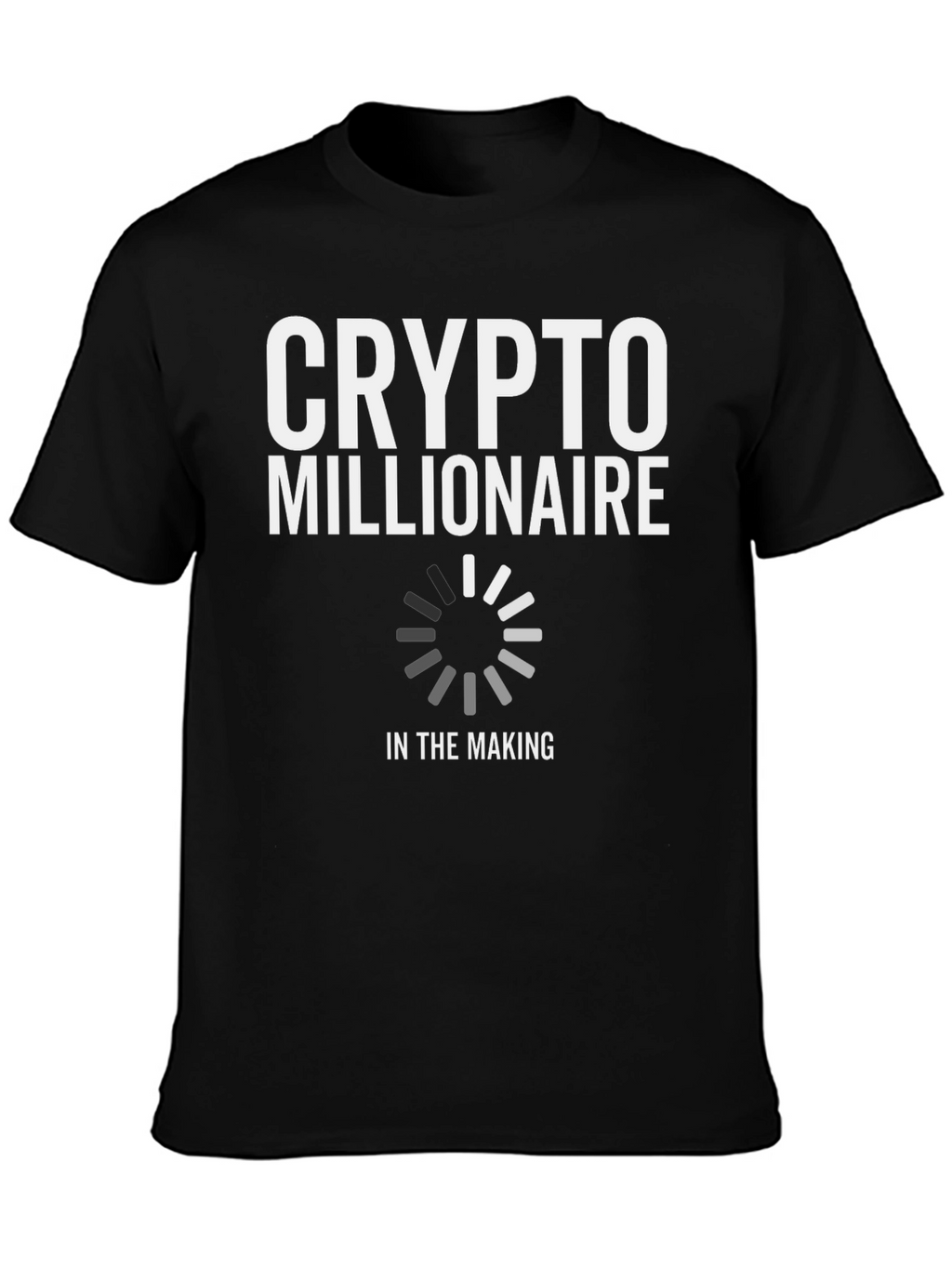 Crypto Millionaire T-Shirt - Black