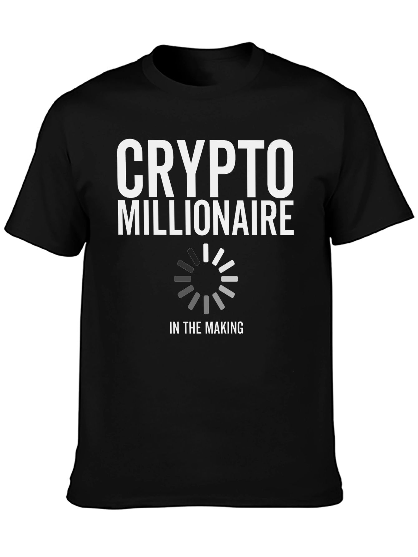 Crypto Millionaire T-Shirt - Black