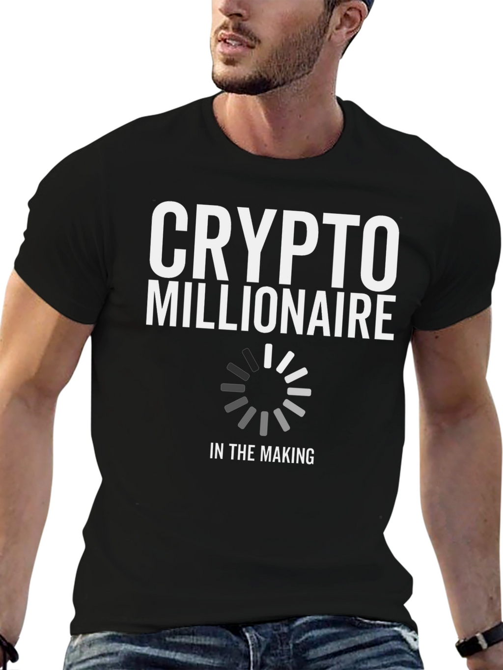 Crypto Millionaire T-Shirt - Black