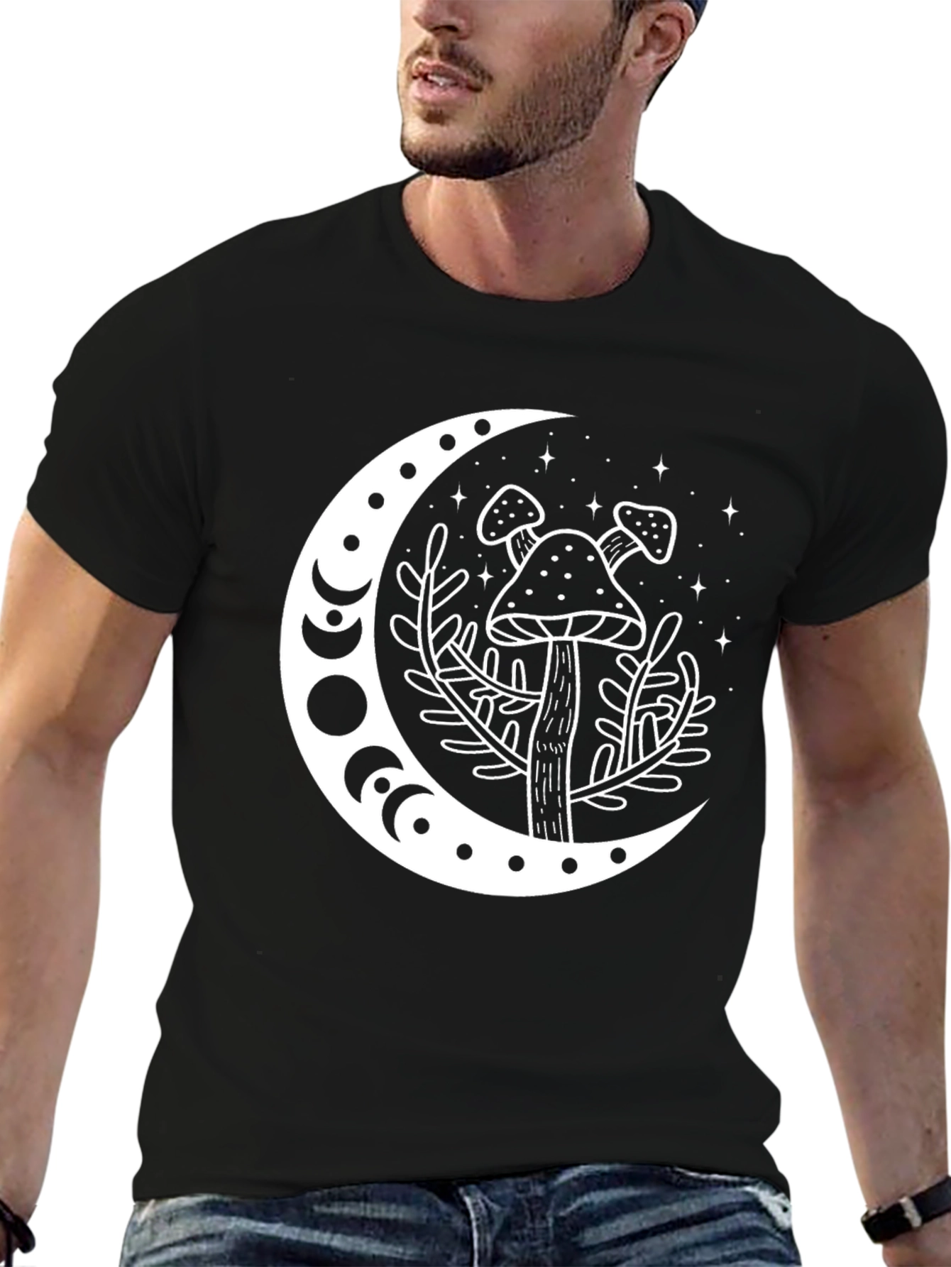 Mushroom Moon T-Shirt - Unisex Graphic Tee