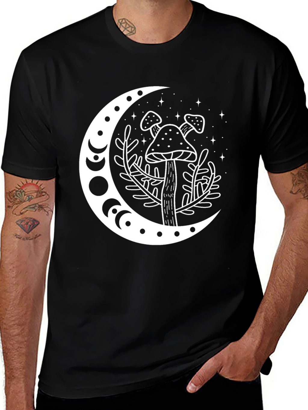 Mushroom Moon T-Shirt - Unisex Graphic Tee