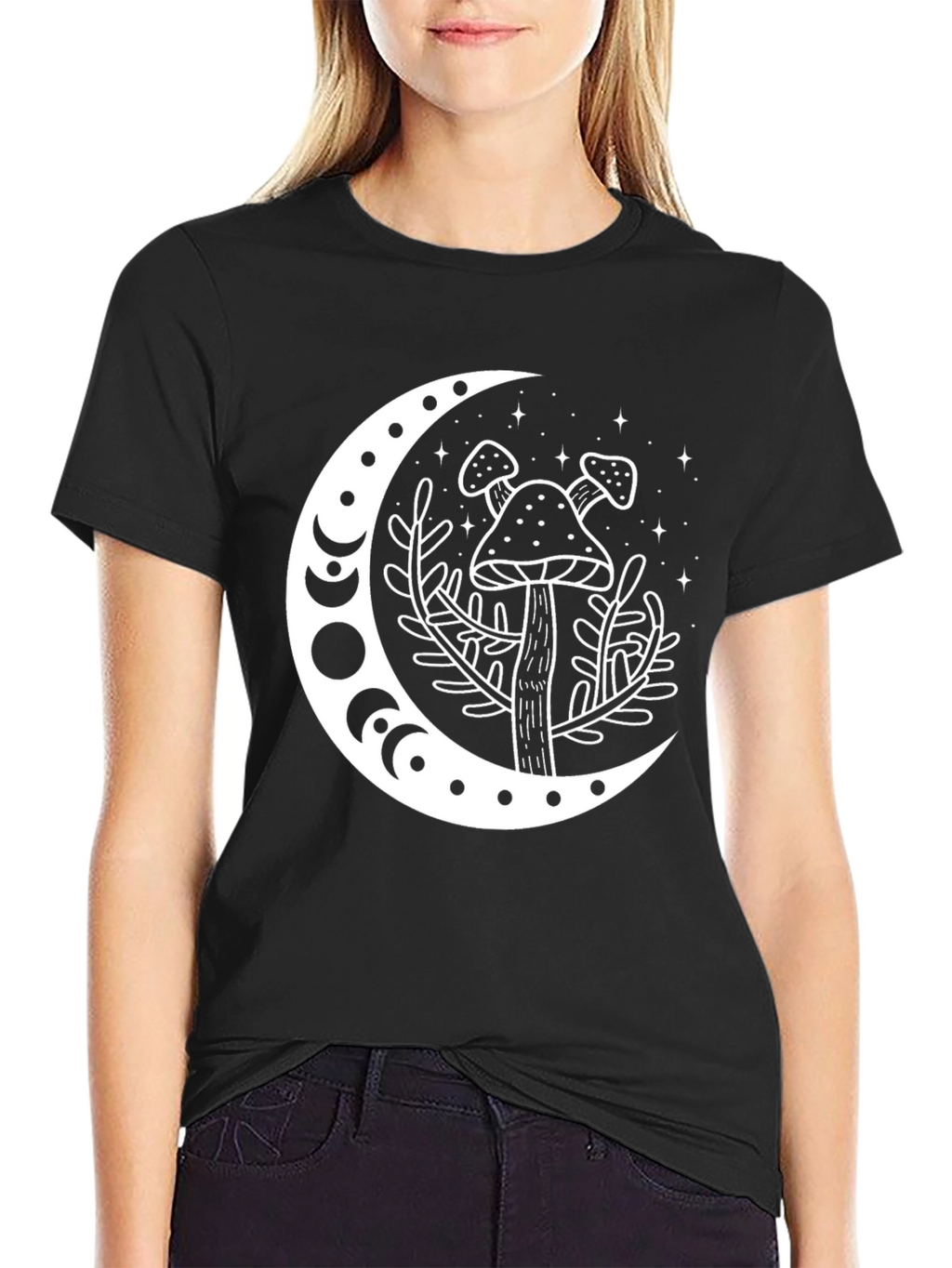 Mushroom Moon T-Shirt - Unisex Graphic Tee