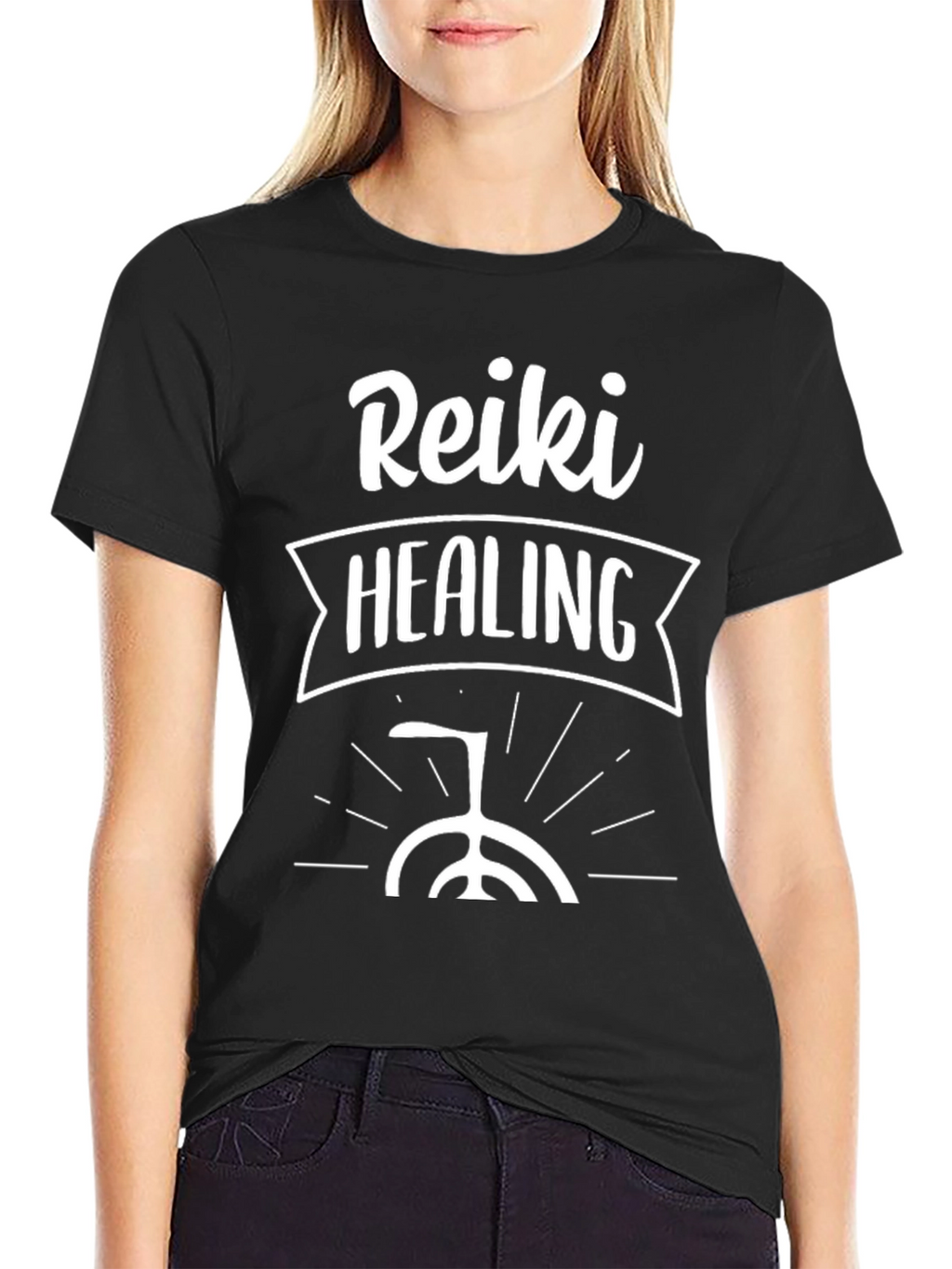 Reiki Healing Graphic T-Shirt - Spiritual Energy Gift