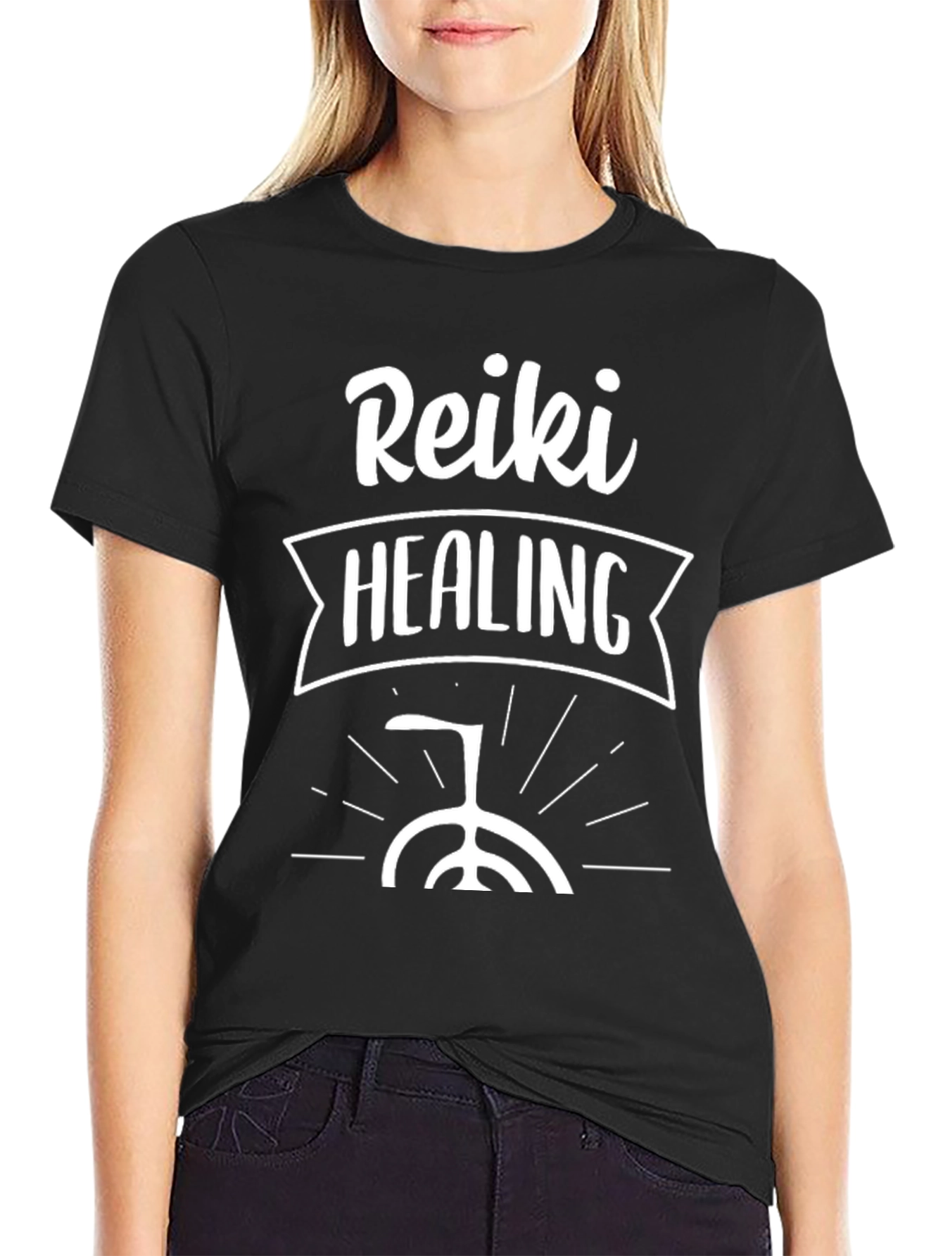 Reiki Healing Graphic T-Shirt - Spiritual Energy Gift