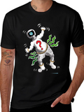 Cosmic Question T-Shirt - Black Cotton Tee