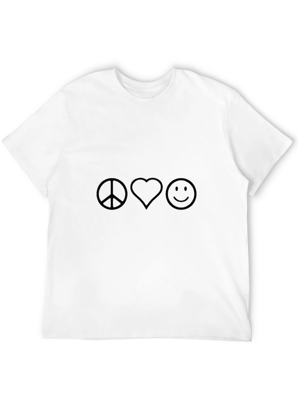 Peace Love Smiley T-Shirt